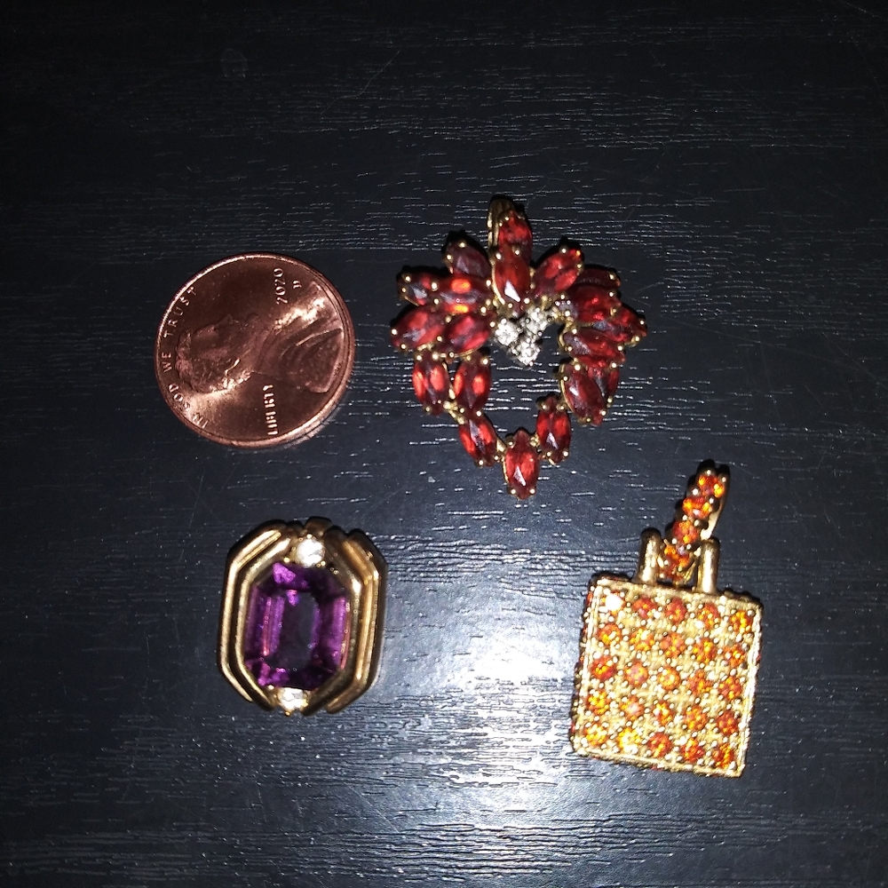3 necklace charms